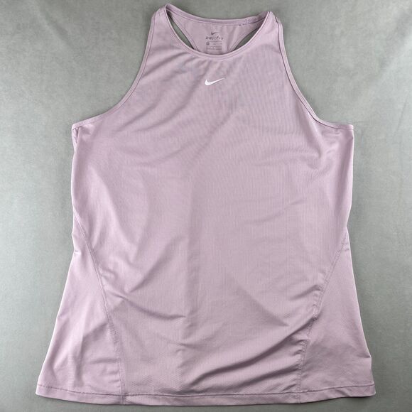 Nike Dri-FIT Tank Top Womens XL Purple Racerback Athletic Running Gym CZ6484-576 - Picture 1 of 7
